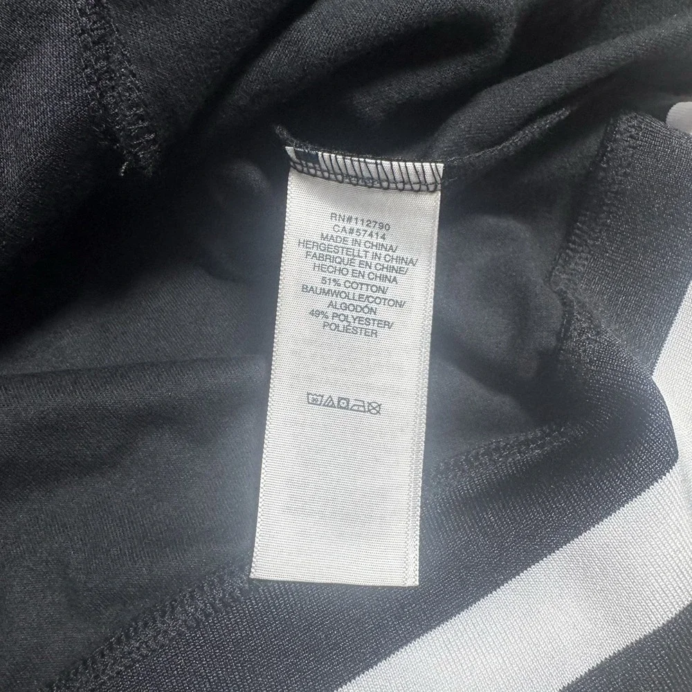 True Religion Tape Track Jacket Mens M Black Full Zip Logo NWT Style 506950